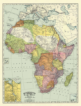 Picture of AFRICA - RAND MCNALLY 1897