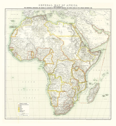 Picture of AFRICA - BARTHOLOMEW 1909