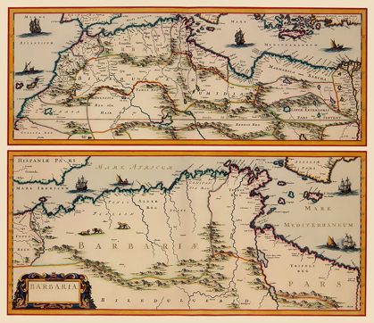 Picture of AFRICA NORTHERN COAST - BLAEU 1650