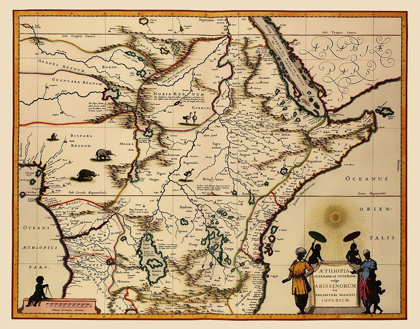Picture of EASTERN AFRICA - BLAEU 1635