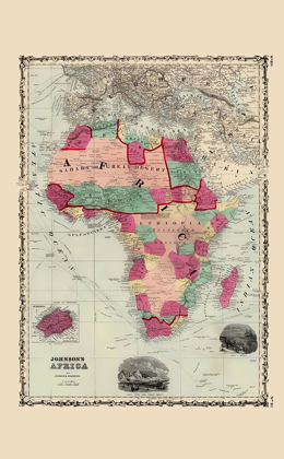 Picture of AFRICA - JOHNSON 1860