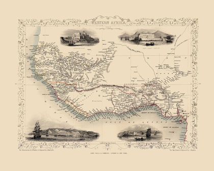 Picture of WESTERN AFRICA - TALLIS 1851