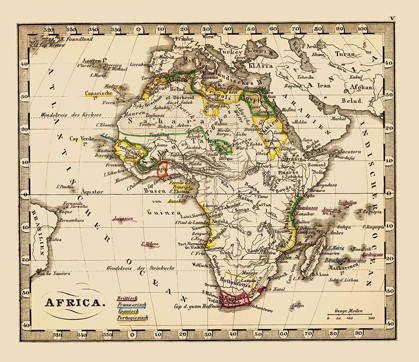 Picture of AFRICA - STIELER 1852