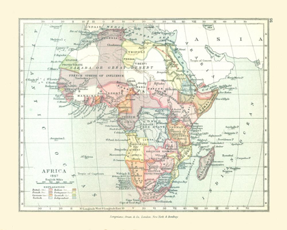 Picture of AFRICA - GARDINER 1897