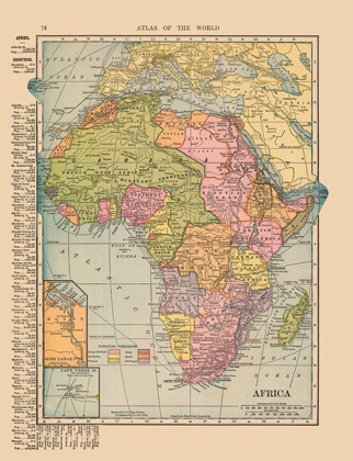 Picture of AFRICA - HAMMOND 1910