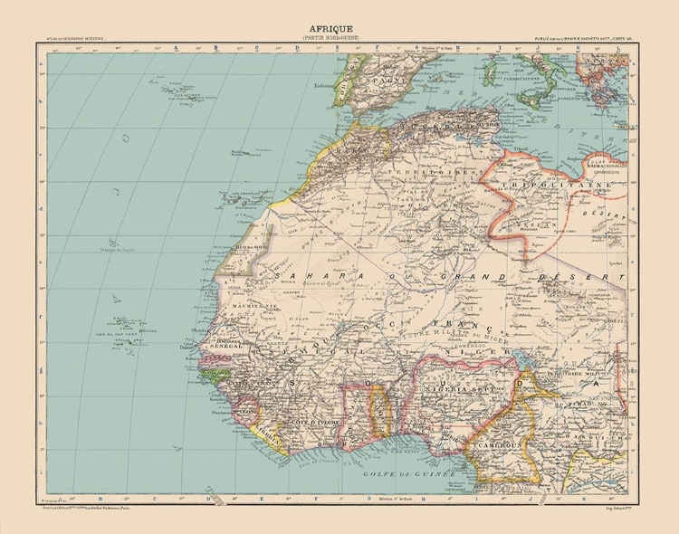 Picture of NORTH WEST AFRICA - SCHRADER 1908