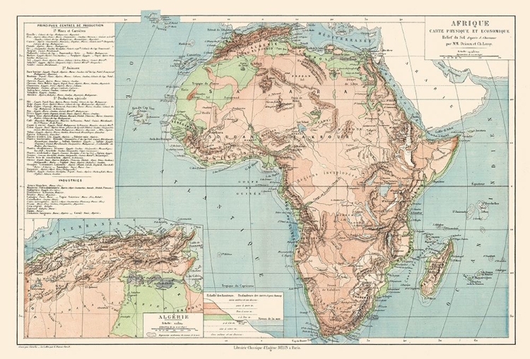Picture of PHYSICAL AFRICA - DRIOUX 1882