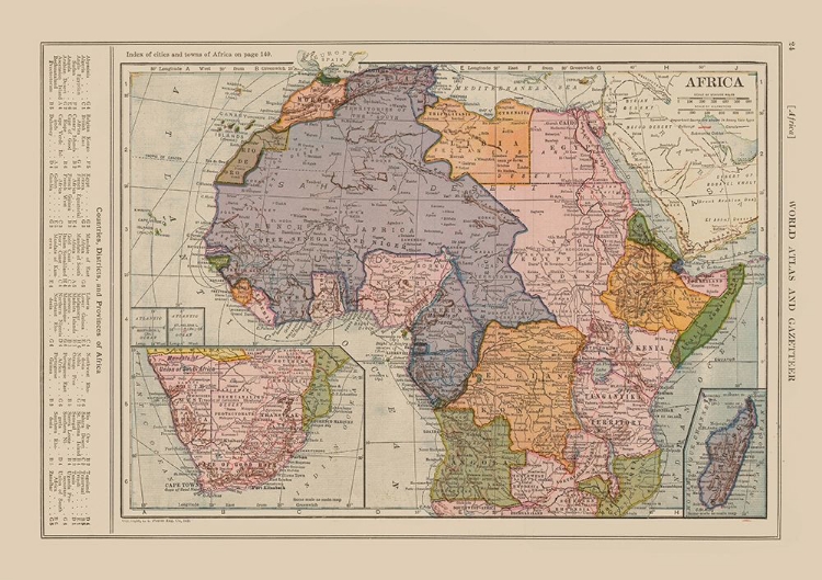 Picture of AFRICA - REYNOLD 1921