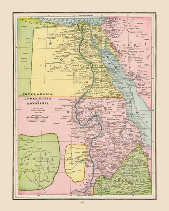 Picture of NORTHEASTERN AFRICA - CRAM 1892