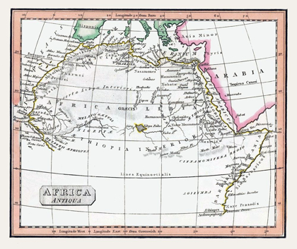 Picture of NORTHERN ANCIENT AFRICA - FENNER 1830