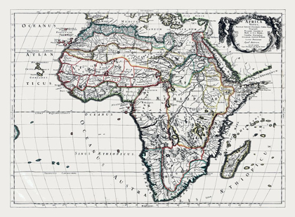 Picture of AFRICA - SANSON 1641