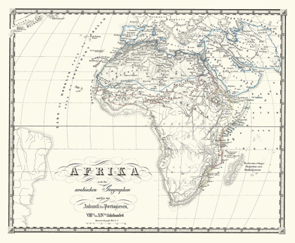 Picture of AFRICA AFTER ARABS UP TO 8 TO 14 CENTURY
