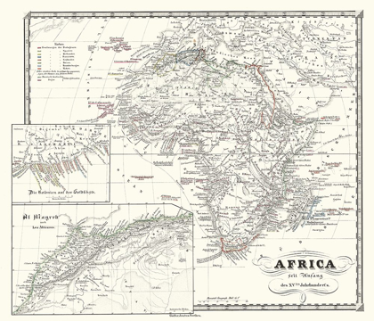 Picture of AFRICA 15TH CENTURY - SPRUNER 1855