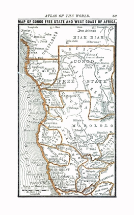 Picture of NORTH WESTERN AFRICA - ALDEN 1886