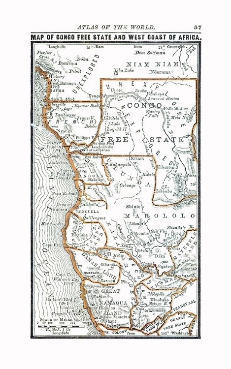 Picture of NORTH WESTERN AFRICA - ALDEN 1886