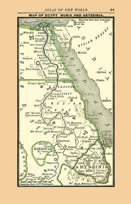 Picture of EGYPT NUBIA ABYSSINIA - ALDEN 1886