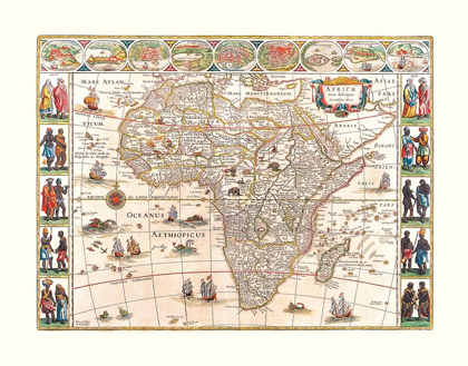 Picture of AFRICA - BLAEU 1630
