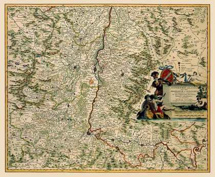 Picture of ALSACE REGION FRANCE - VISSCHER 1681