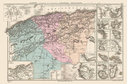 Picture of ALGERIA FRENCH COLONIES AFRICA - DRIOUX 1882