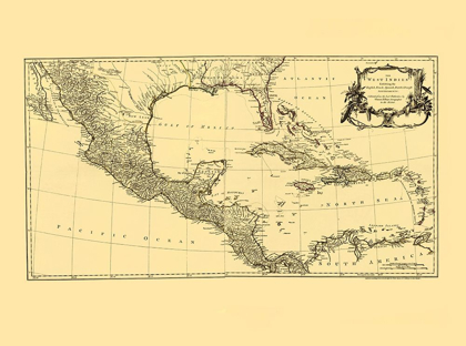Picture of AMERICAS CARIBBEAN GULF OF MEXICO - JEFFERYS 1760