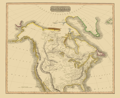 Picture of NORTH AMERICA - THOMSON 1814