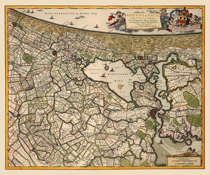 Picture of AMSTERDAM AREA - VISSCHER 1681