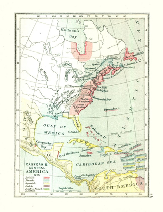 Picture of EASTERN CENTRAL AMERICA - GARDINER 1755