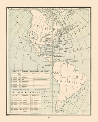 Picture of EXPLORERS OF AMERICAS - CRAM 1892