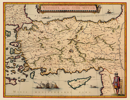 Picture of ANATOLIAN PENINSULA ASIA MINOR - MARIETTE 1635