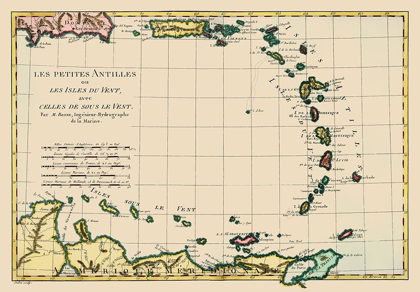 Picture of ANTILLES - BONNE 1787