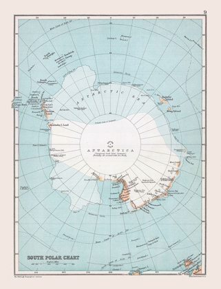 Picture of ANTARCTICA - BARTHOLOMEW 1892