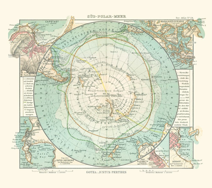 Picture of ANTARCTIC OCEAN - PERTHES 1914