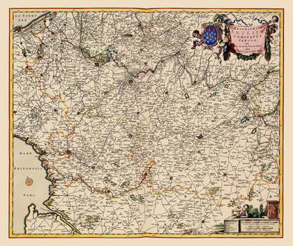 Picture of ARTOIS PROVINCE FRANCE BELGIUM - VISSCHER 1681