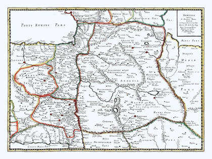 Picture of ARMENIA - SANSON 1641