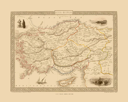 Picture of ASIA MINOR - TALLIS 1851