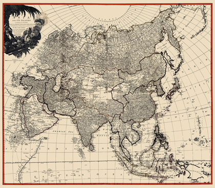 Picture of ASIA WITH ISLANDS - LAURIE 1799
