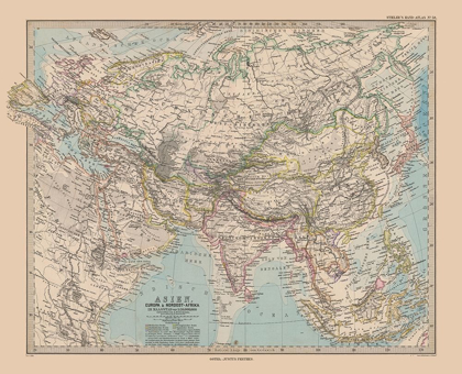 Picture of ASIA - STIELER  1885