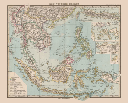 Picture of SOUTHEAST ASIA - STIELER  1885