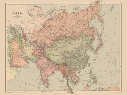 Picture of ASIA -BARTHOLOMEW 1867