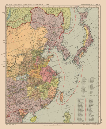 Picture of ASIA CHINA JAPAN KOREA - STREIT 1913