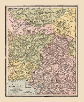 Picture of CENTRAL ASIA - CRAM 1888