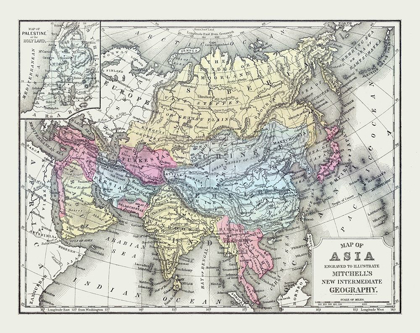 Picture of ASIA MIDDLE EAST - MITCHELL 1877