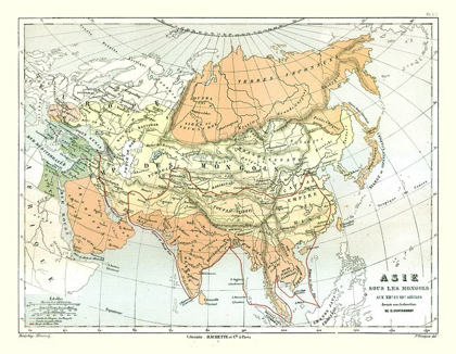 Picture of ASIA MONGOLIAN EMPIRE - CORTAMBERT 1880