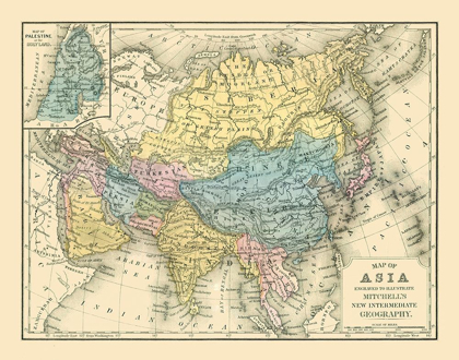 Picture of ASIA - MITCHELL 1869
