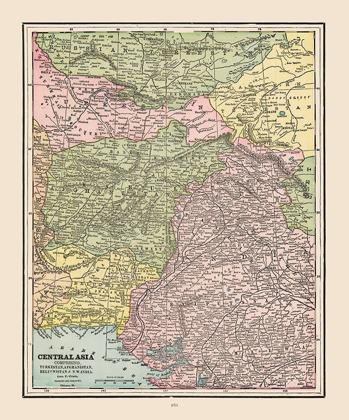 Picture of CENTRAL ASIA - CRAM 1892
