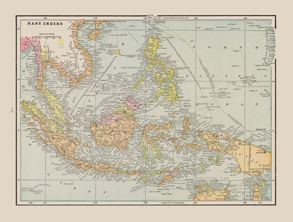 Picture of ASIA EAST INDIES - CRAM 1892