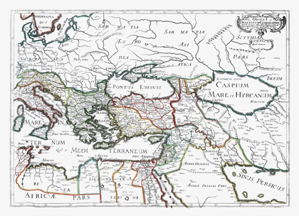 Picture of ROMAN EMPIRE MIDDLE EAST - SANSON 1641