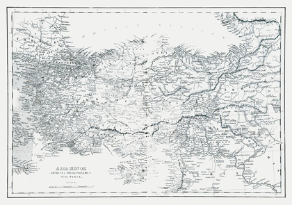 Picture of ASIA MINOR ARMENIA MESOPOTAMIA SYRIA - OXFORD 1828