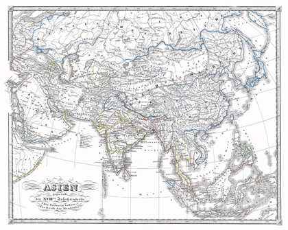 Picture of ASIA END OF 18TH CENTURY - SPRUNER 1855