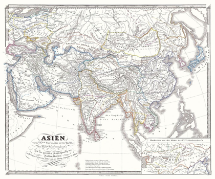 Picture of ASIA 6TH TO 9TH CENTURY - SPRUNER 1855